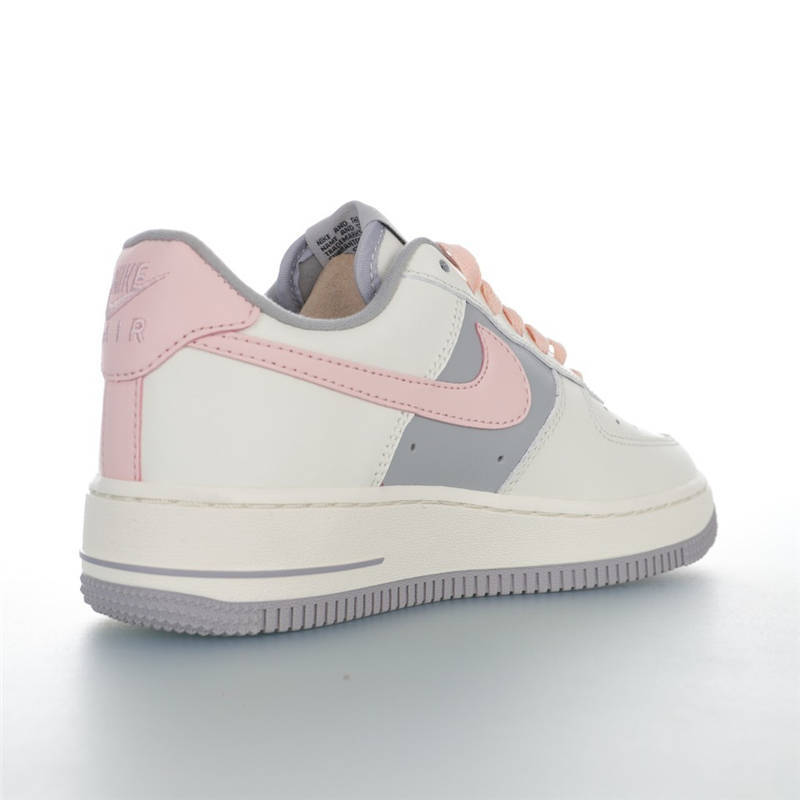 nike air force 1 - Blanco Rosado Gris