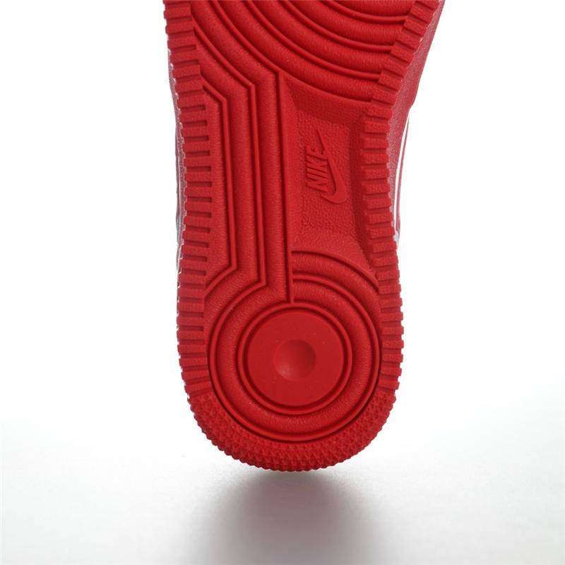 nike air force 1 - Blanco Rojo
