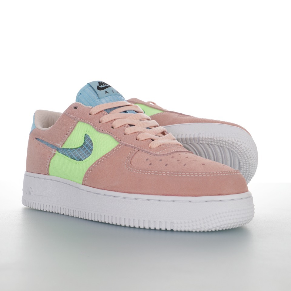 nike air force 1 - Rosado Menta Celeste Blanco