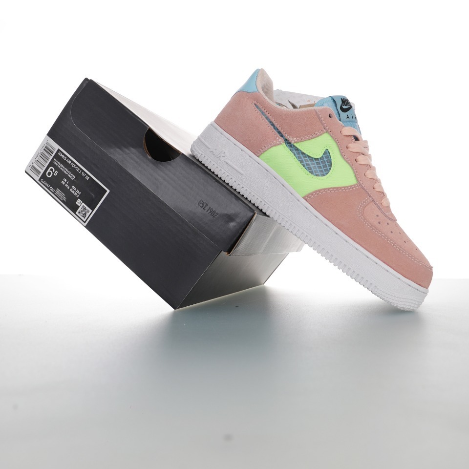 nike air force 1 - Rosado Menta Celeste Blanco