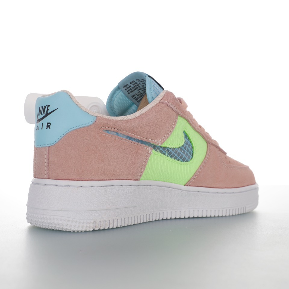 nike air force 1 - Rosado Menta Celeste Blanco