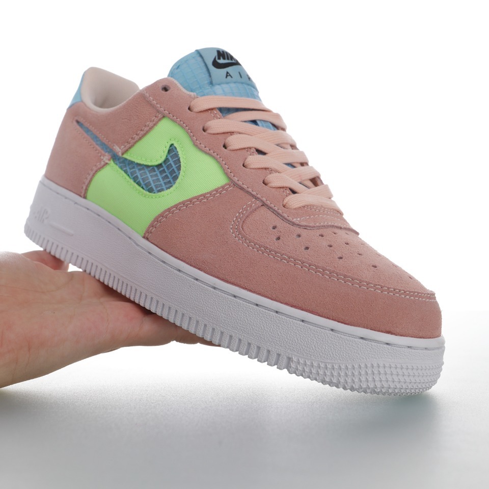 nike air force 1 - Rosado Menta Celeste Blanco