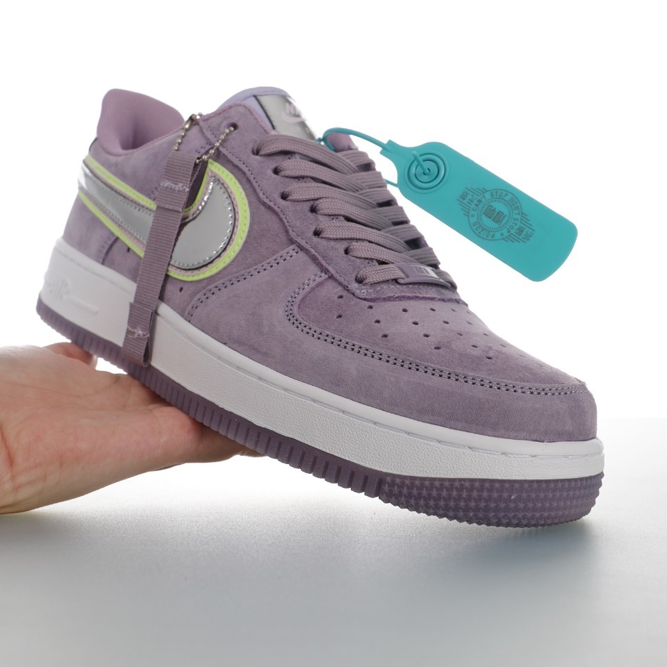 nike air force 1 - Morado Menta Blanco