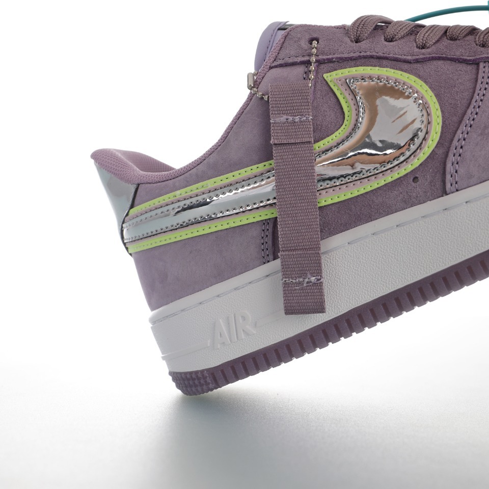 nike air force 1 - Morado Menta Blanco