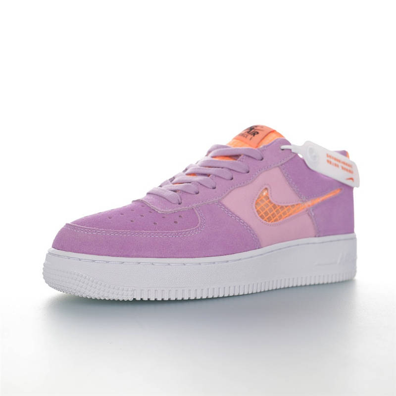 nike air force 1 - Rosado Naranjo Blanco