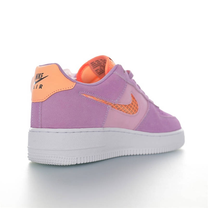 nike air force 1 - Rosado Naranjo Blanco