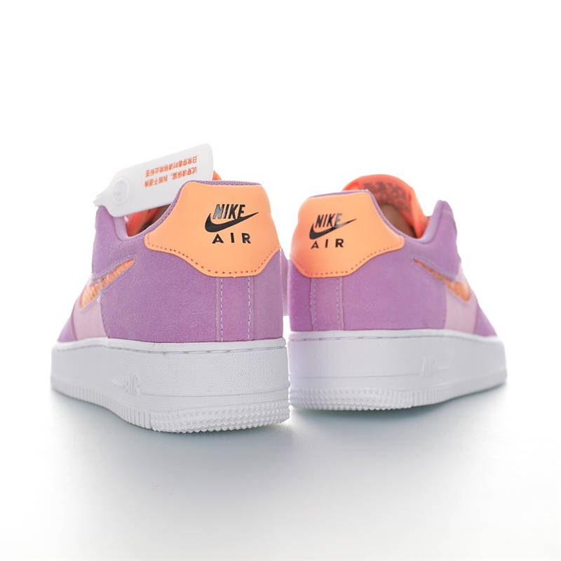 nike air force 1 - Rosado Naranjo Blanco