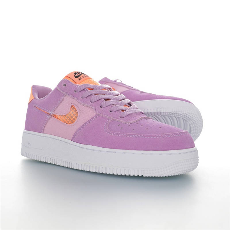 nike air force 1 - Rosado Naranjo Blanco