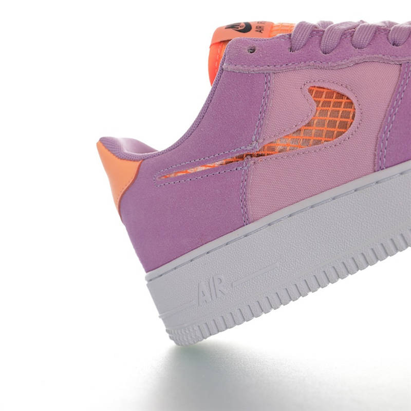 nike air force 1 - Rosado Naranjo Blanco
