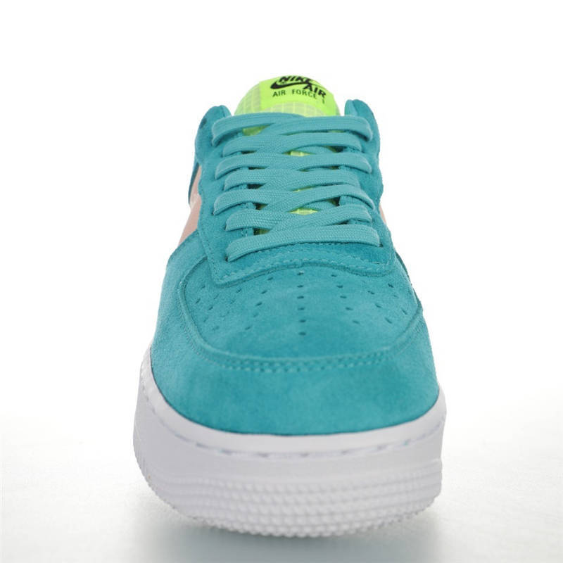 nike air force 1 - Verde Fluor Durazno Blanco