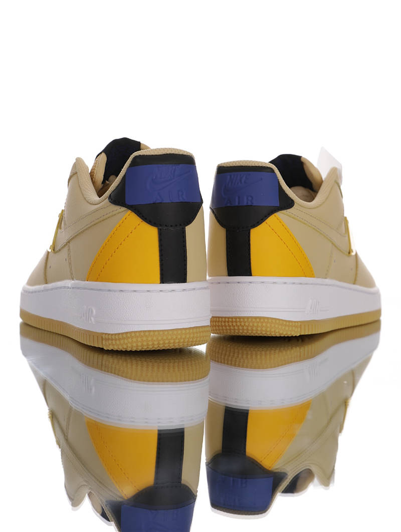nike air force 1 - Cafe Amarillo Dorado Blanco Morado