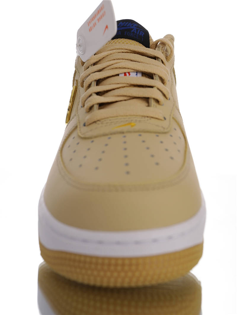 nike air force 1 - Cafe Amarillo Dorado Blanco Morado