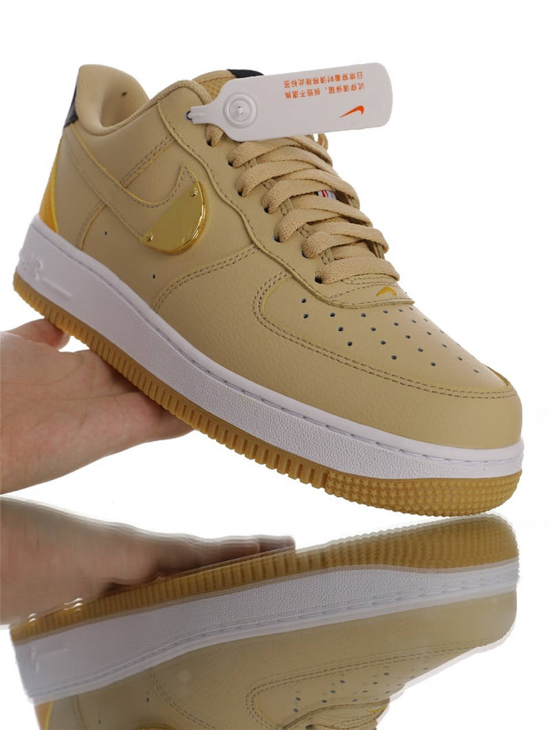 nike air force 1 - Cafe Amarillo Dorado Blanco Morado