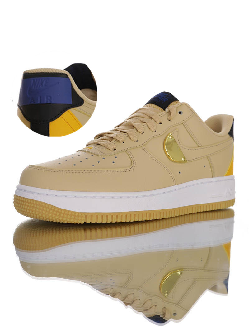 nike air force 1 - Cafe Amarillo Dorado Blanco Morado
