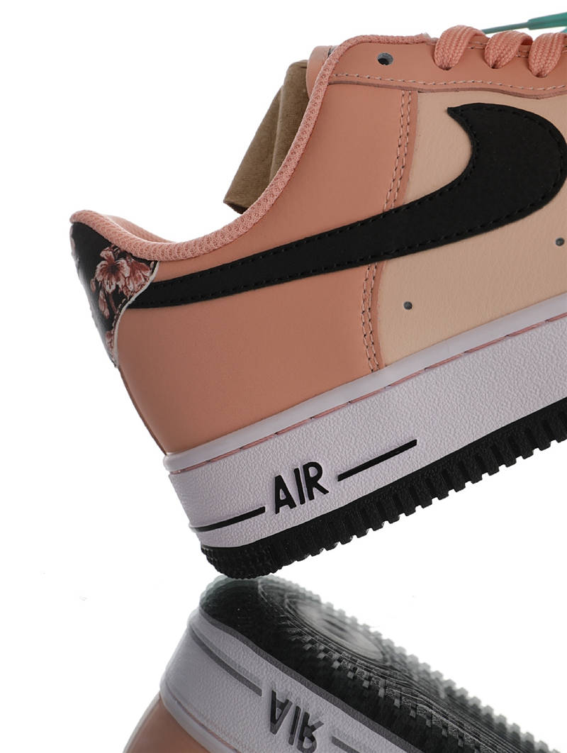 nike air force 1 - Rosado Negro Blanco