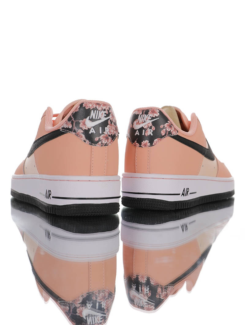 nike air force 1 - Rosado Negro Blanco