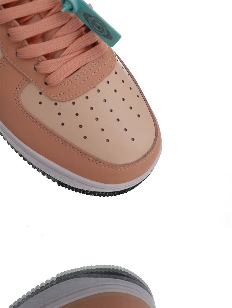 nike air force 1 - Rosado Negro Blanco