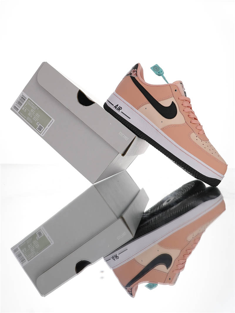 nike air force 1 - Rosado Negro Blanco