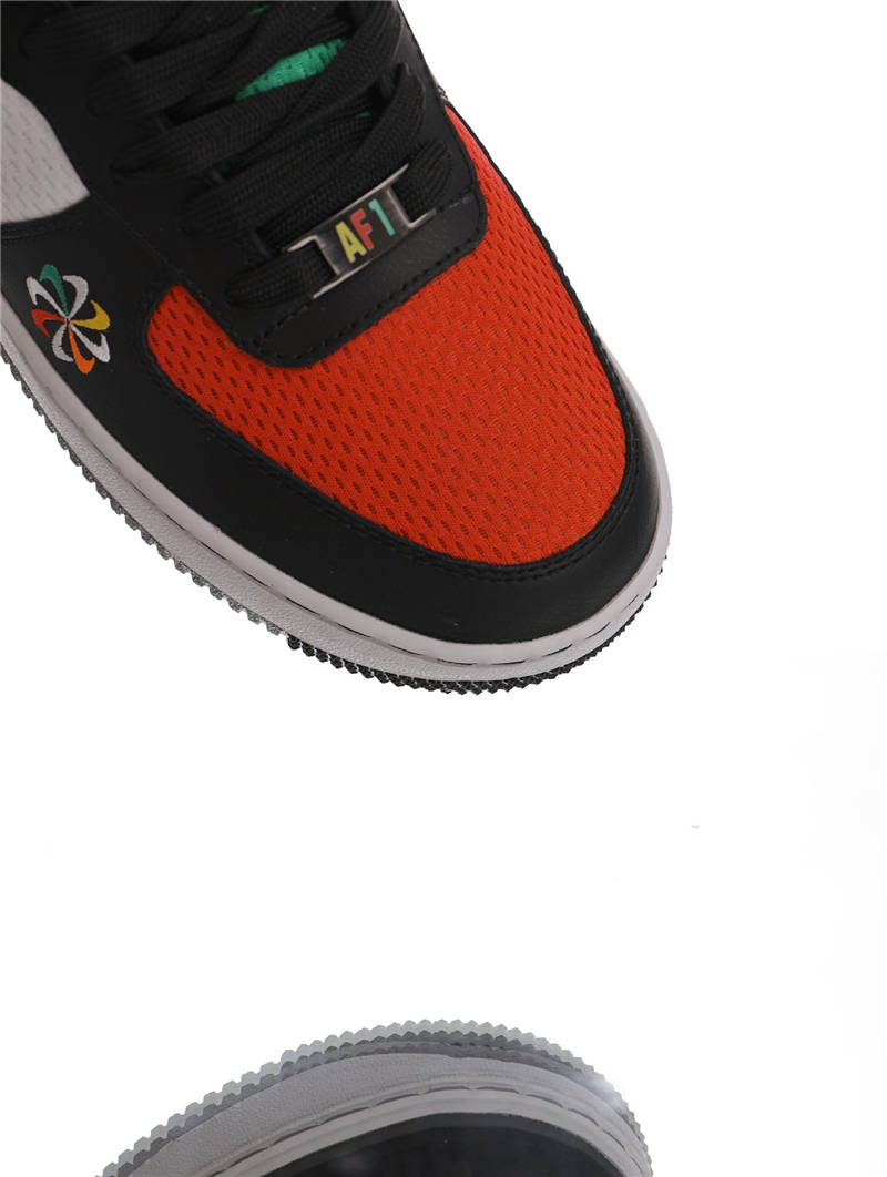 nike air force 1 - Amarillo Negro Verde Rojo Naranjo Blanco
