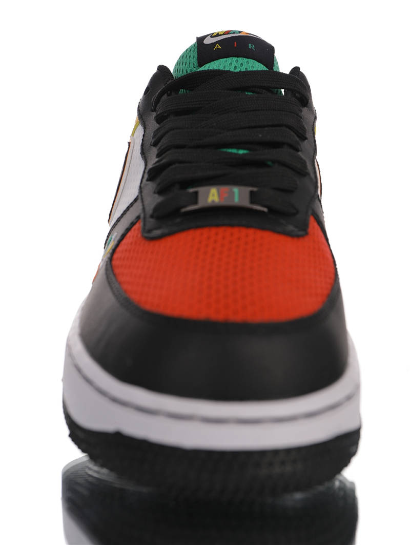 nike air force 1 - Amarillo Negro Verde Rojo Naranjo Blanco