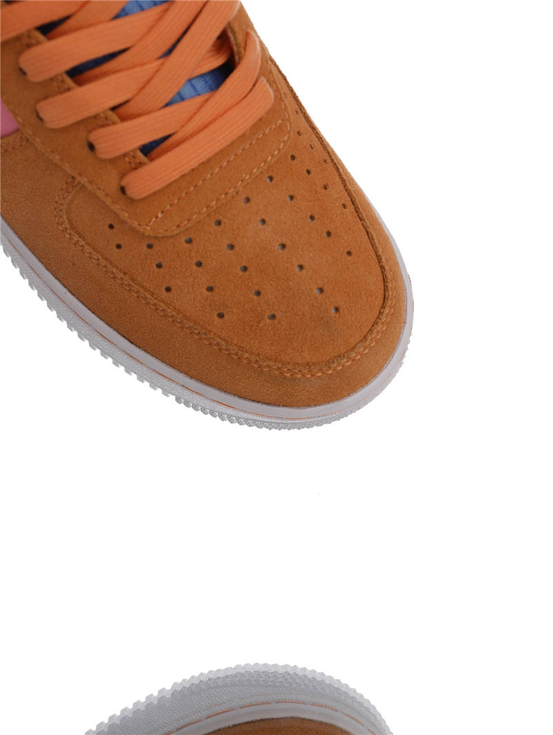 nike air force 1 - Cafe Rosado Azul Blanco