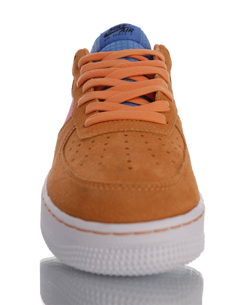 nike air force 1 - Cafe Rosado Azul Blanco