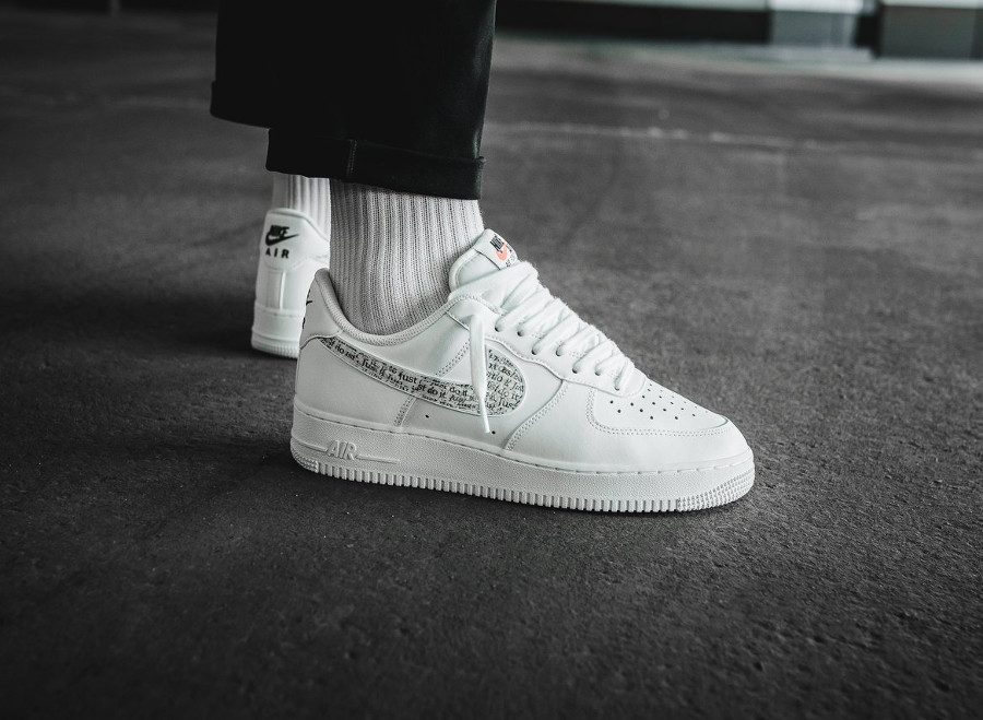nike air force 1 - Blanco Negro