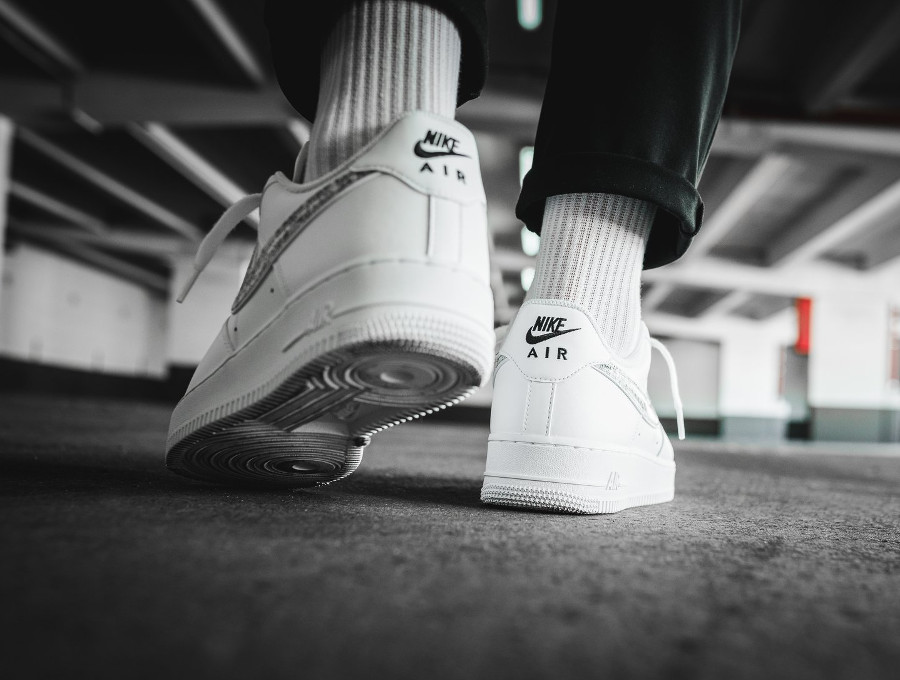 nike air force 1 - Blanco Negro