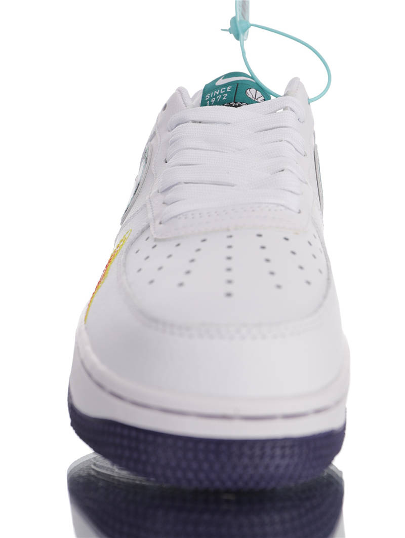 nike air force 1 - Blanco Negro Rojo Amarillo Verde