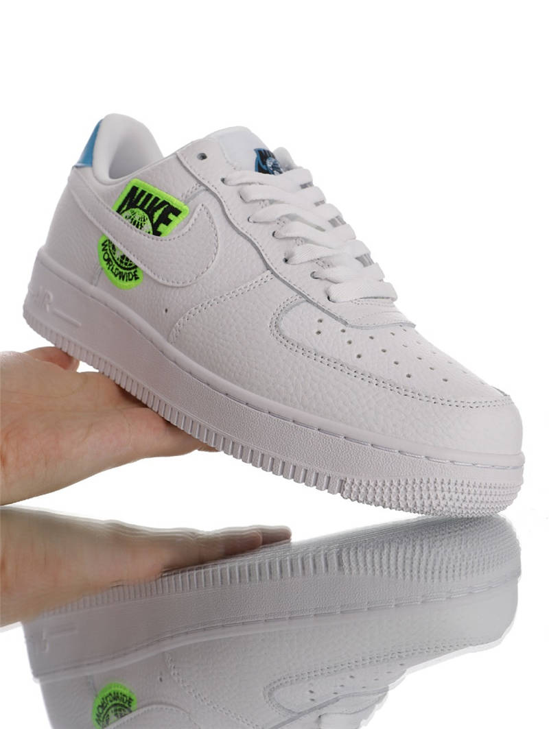 nike air force 1 - Blanco Celeste Fluor