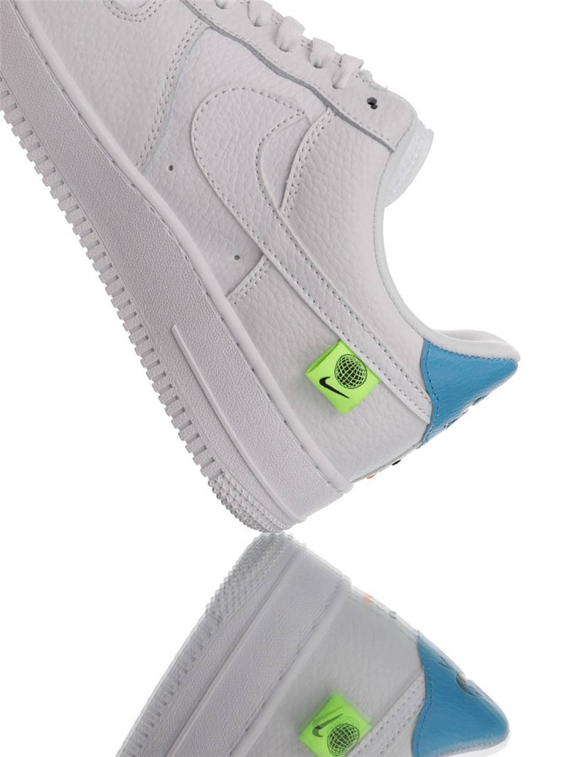 nike air force 1 - Blanco Celeste Fluor