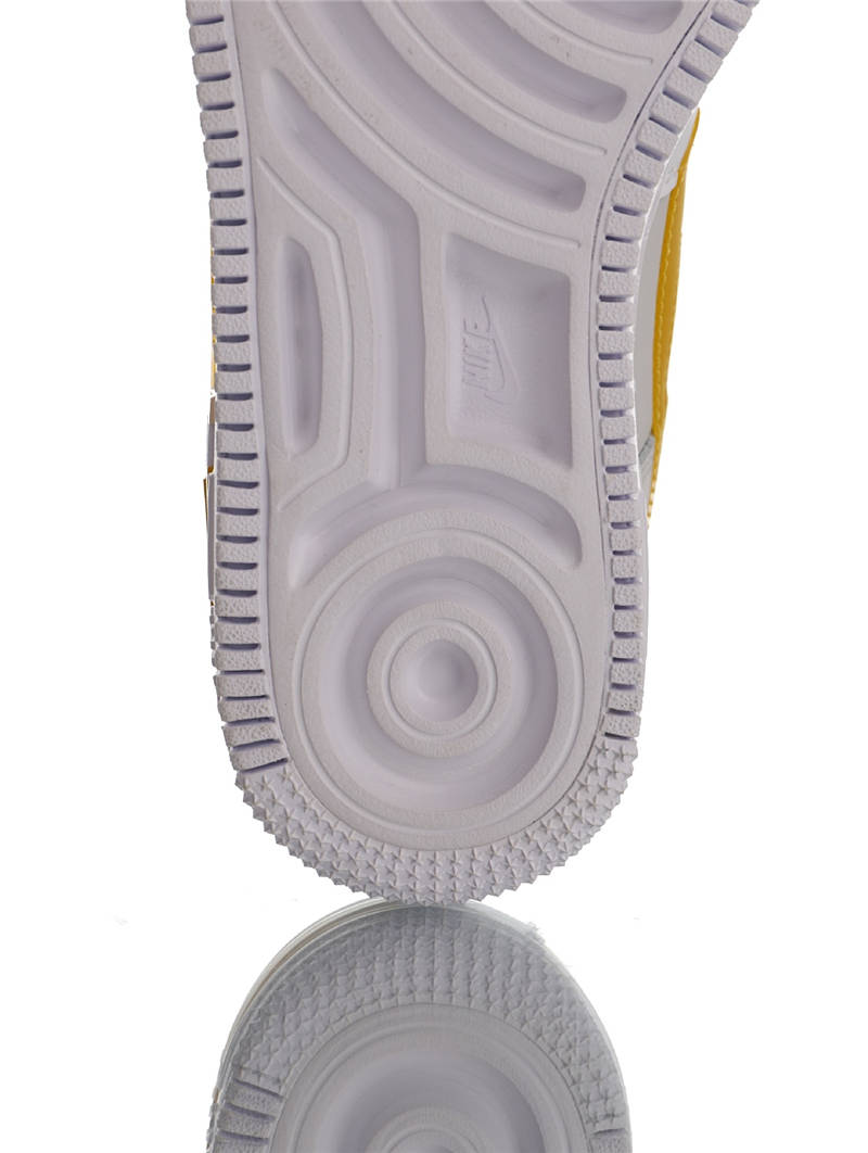 nike air force 1 - Blanco Durazno Amarillo