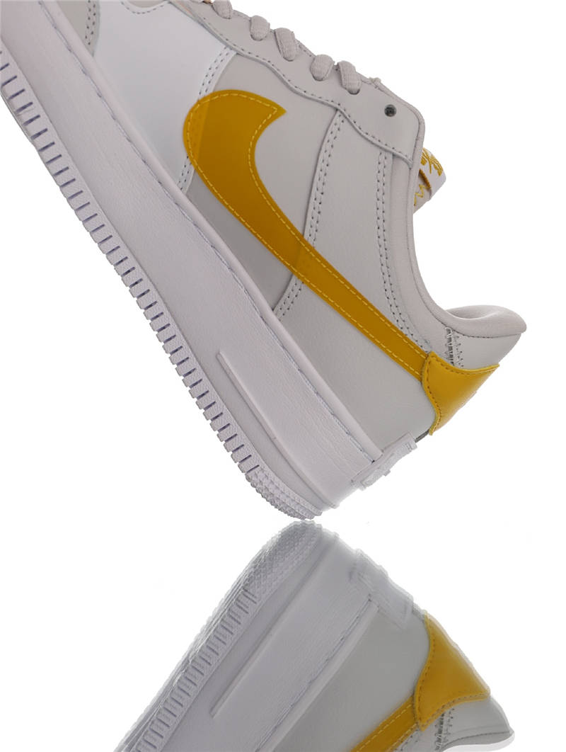 nike air force 1 - Blanco Durazno Amarillo