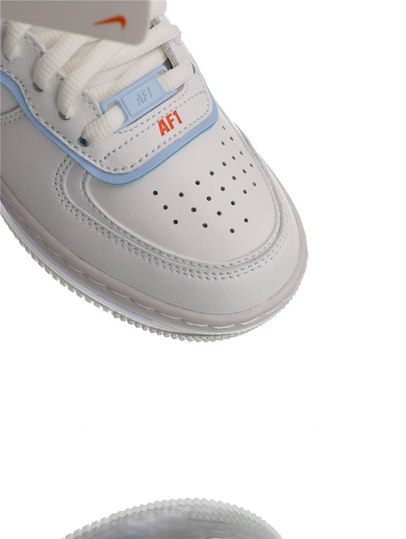 nike air force 1 - Blanco Rojo Celeste