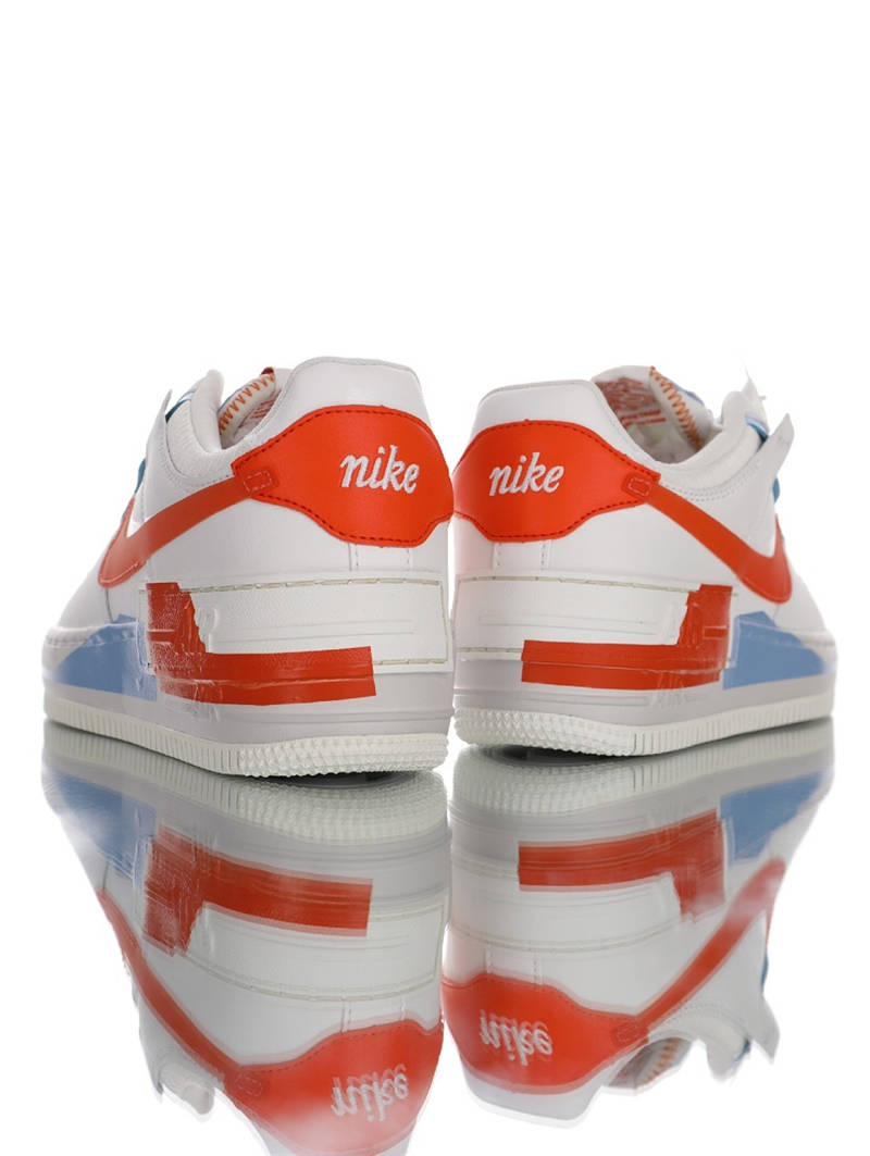 nike air force 1 - Blanco Rojo Celeste