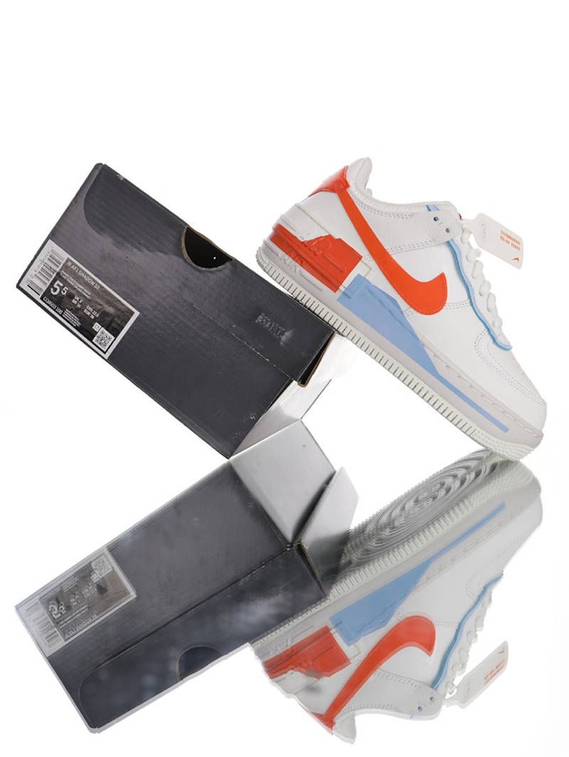 nike air force 1 - Blanco Rojo Celeste