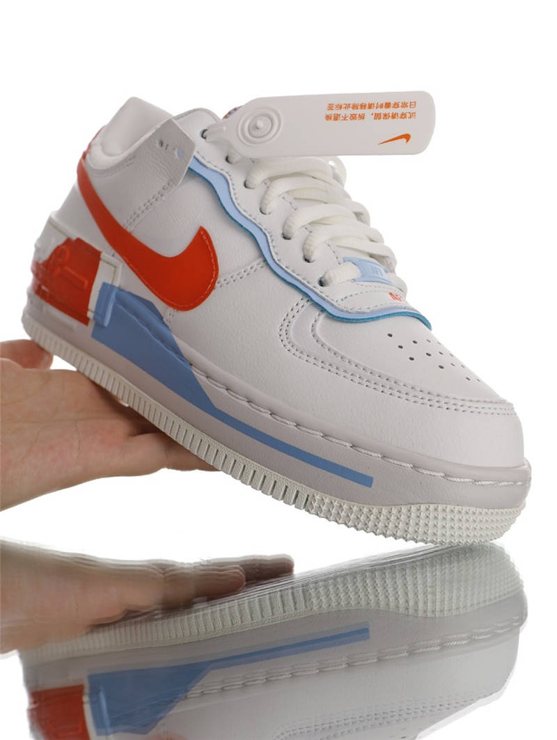 nike air force 1 - Blanco Rojo Celeste