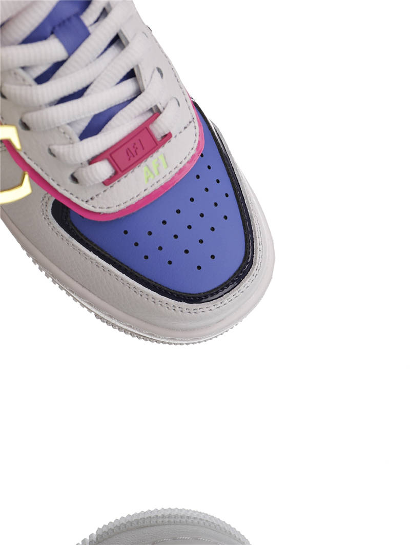 nike air force 1 - Blanco Celeste Fluor Rosado