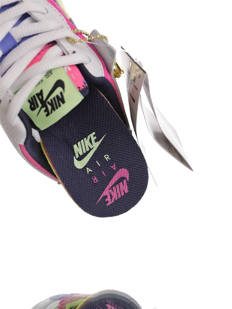 nike air force 1 - Blanco Celeste Fluor Rosado