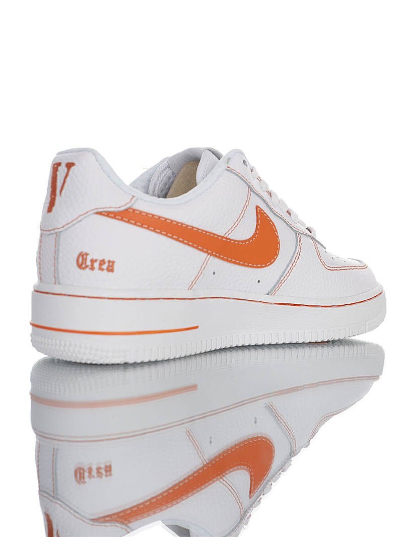 nike air force 1 - Blanco Naranjo