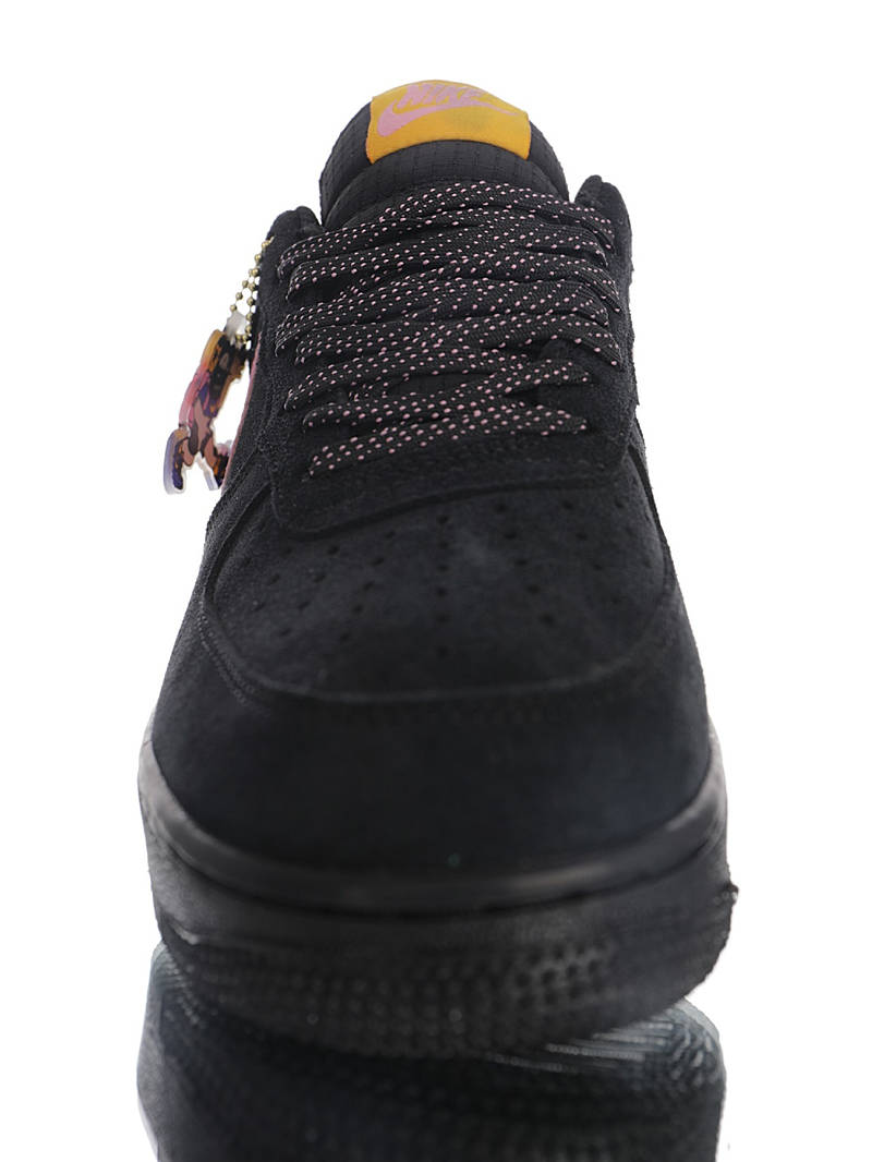 nike air force 1 - Negro Rosado