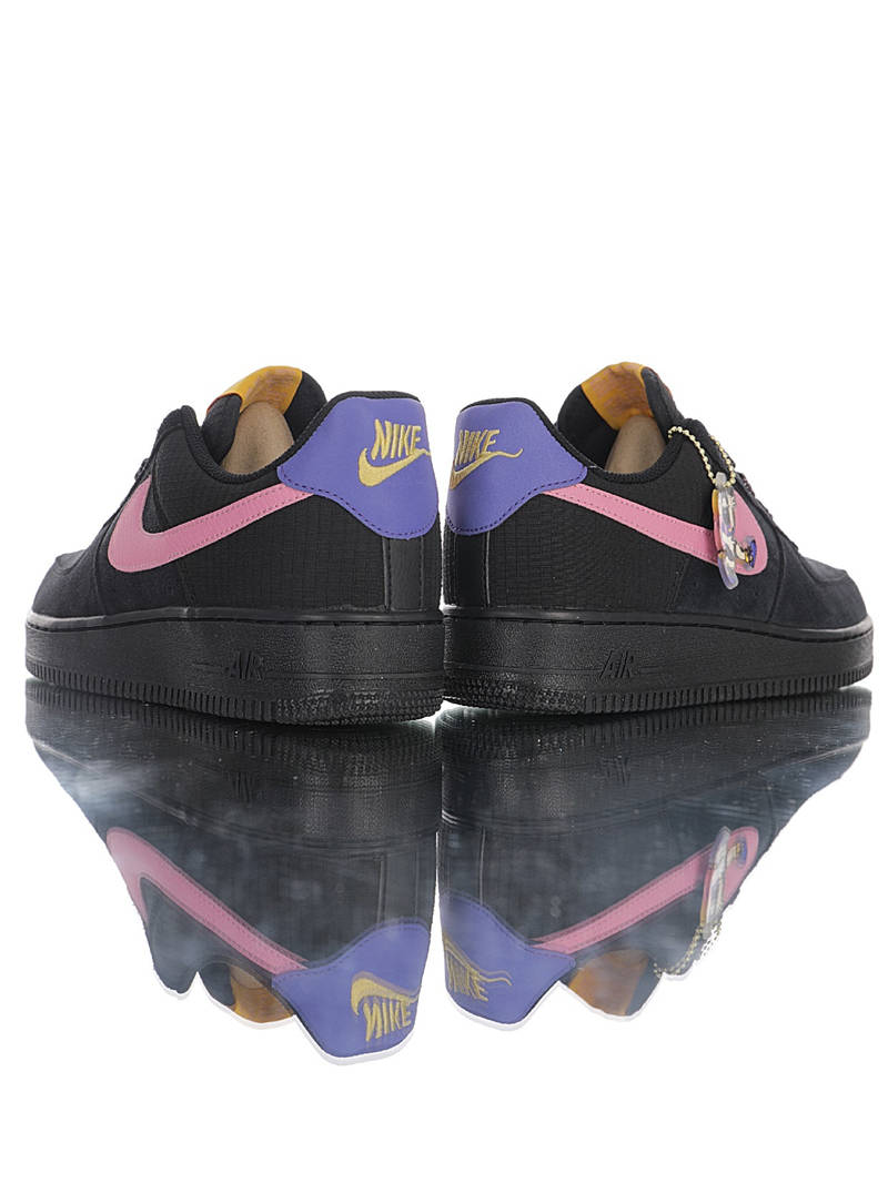 nike air force 1 - Negro Rosado