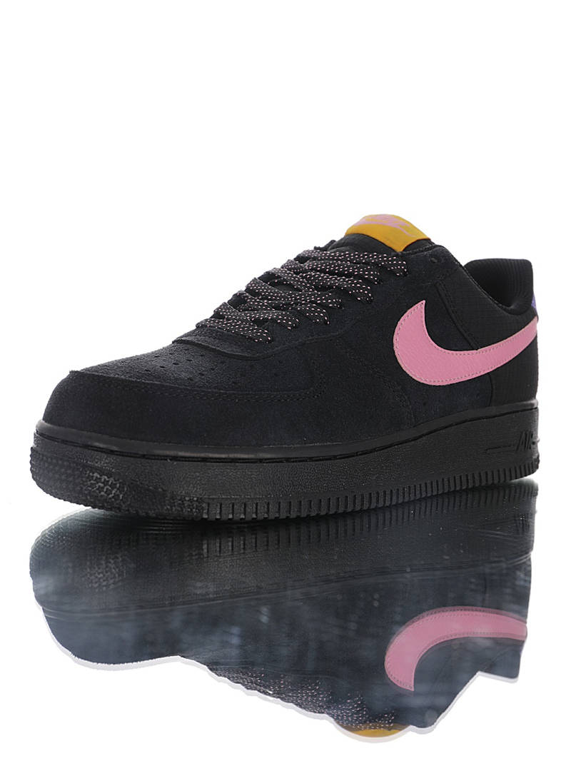 nike air force 1 - Negro Rosado