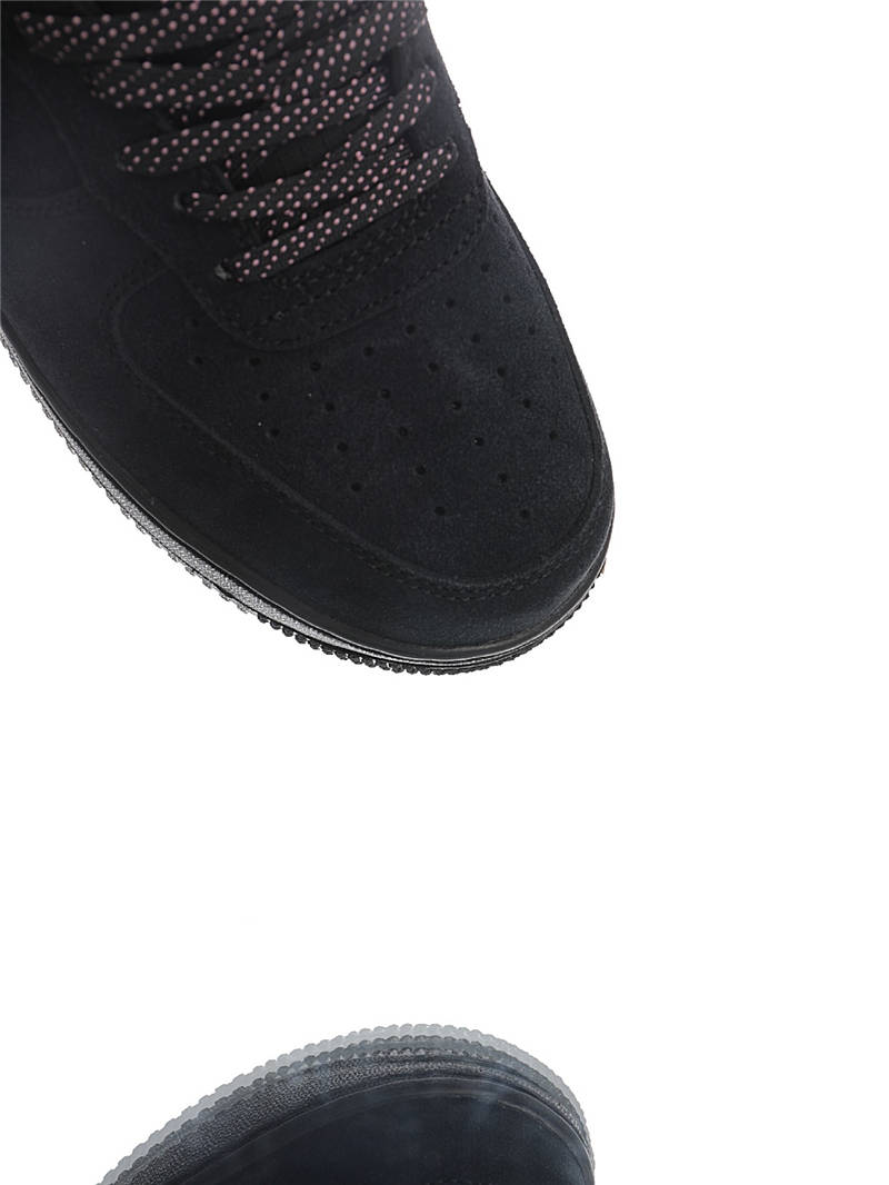 nike air force 1 - Negro Rosado