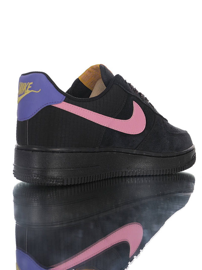 nike air force 1 - Negro Rosado