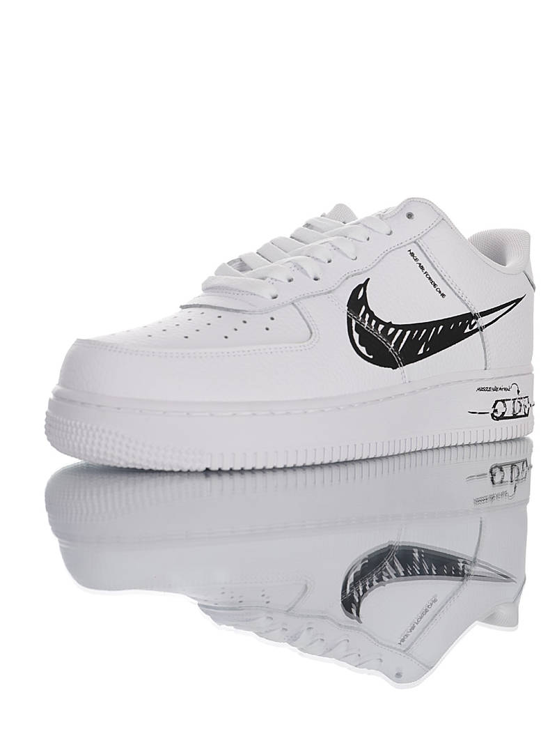 nike air force 1 - Blanco Negro