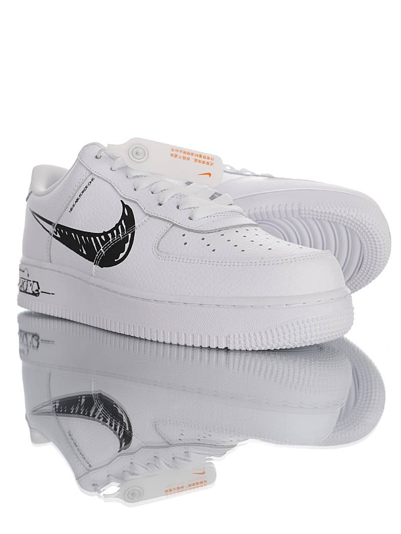 nike air force 1 - Blanco Negro