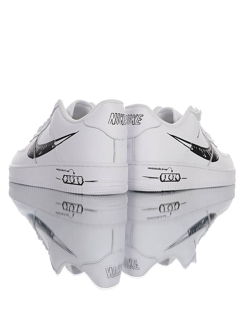 nike air force 1 - Blanco Negro