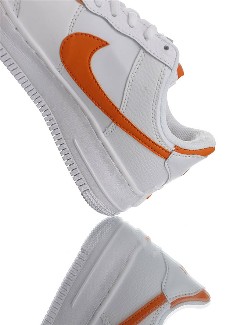 nike air force 1 - Blanco Naranjo