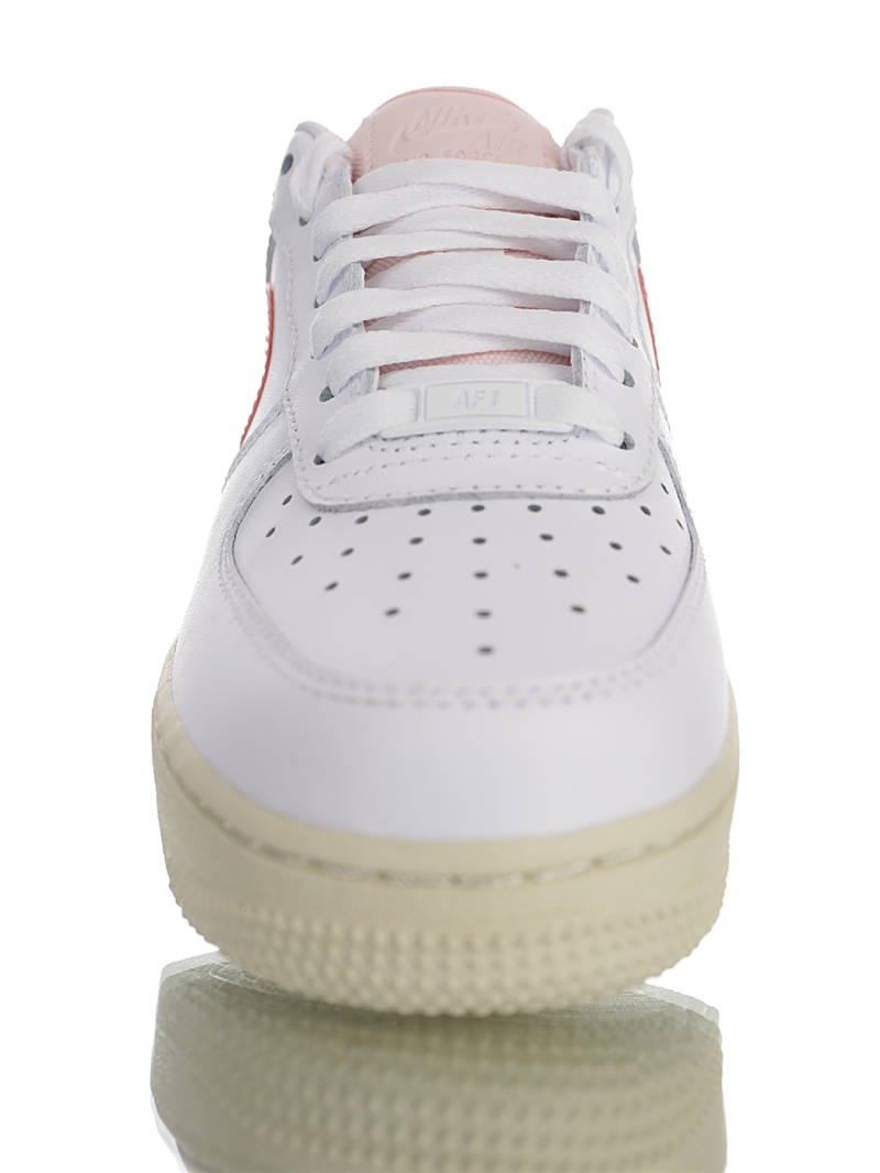 nike air force 1 - Blanco Rosado Naranjo